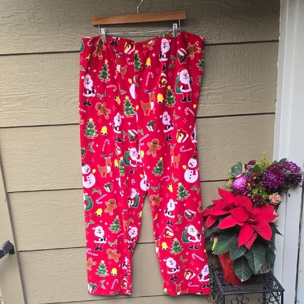 Children's Place ADULT Red Plush Christmas Sleep Pants Unisex XXL